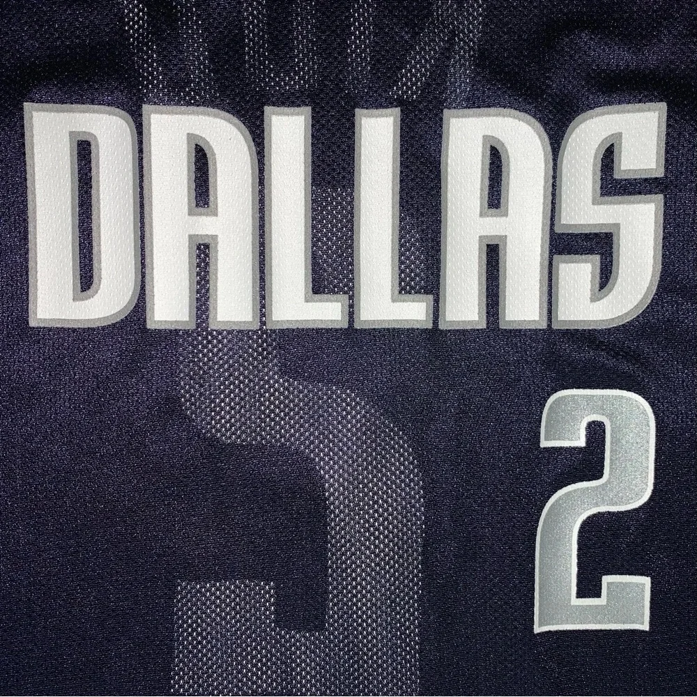 Adidas Jason Kidd Dallas Mavericks #2 Navy Blue Road Jersey Men’s Large - Picture 4 of 6